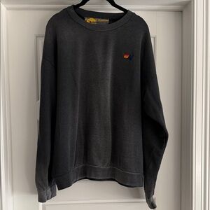 Aviator Nation Charcoal Crewneck Sweater
